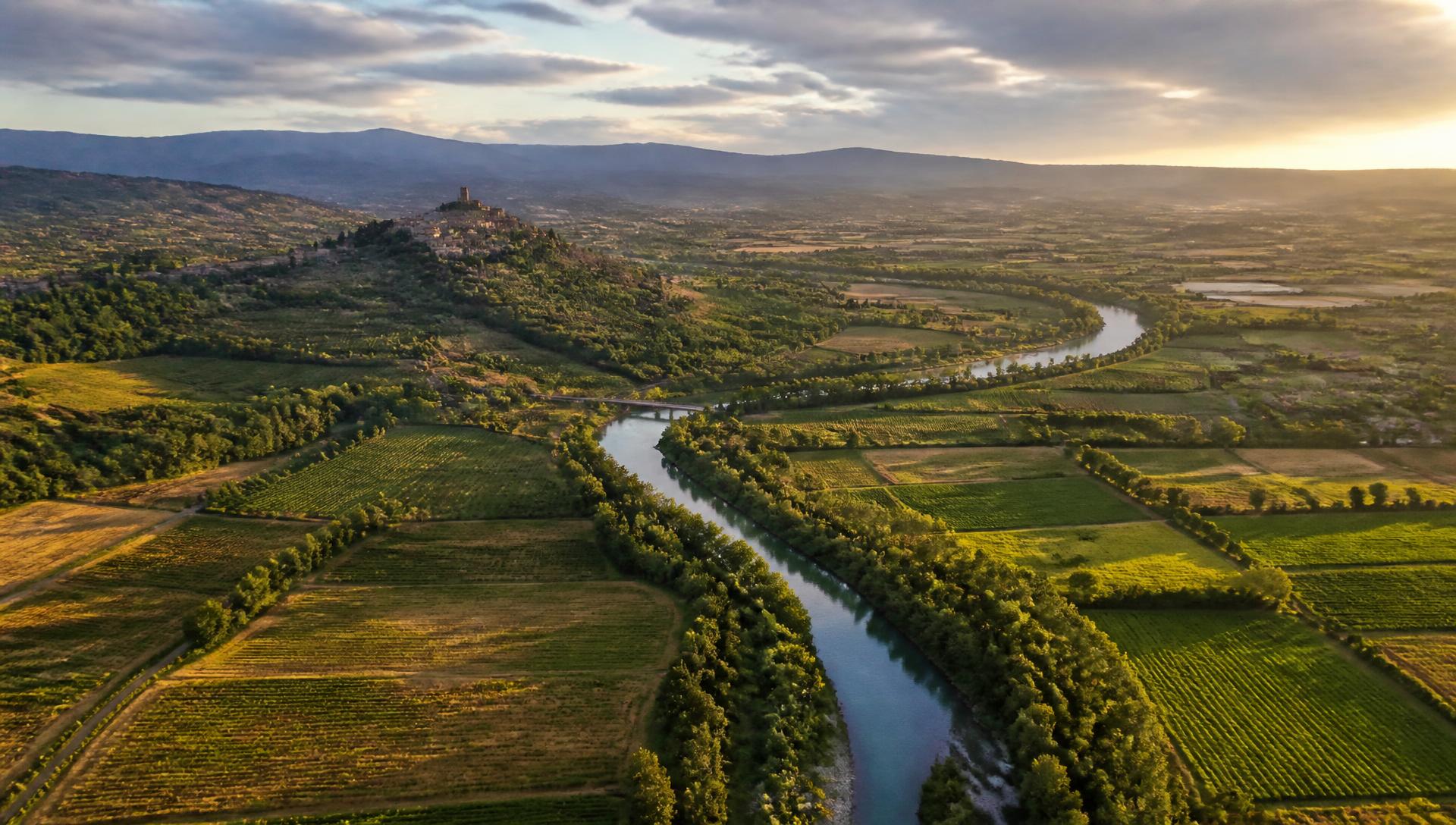 Valtiberina - veduta aerea